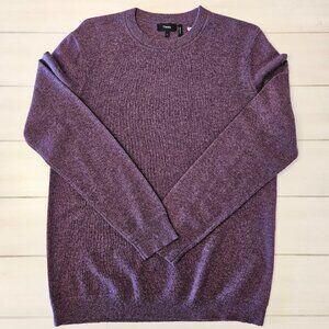 Theory Purple Cashmere Crewneck Sweater - Size Large
